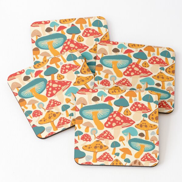 Item preview, Kawai cute mushroom pattern- anime kawaii cottagecore aesthetic  designed and sold by cocomelon168.