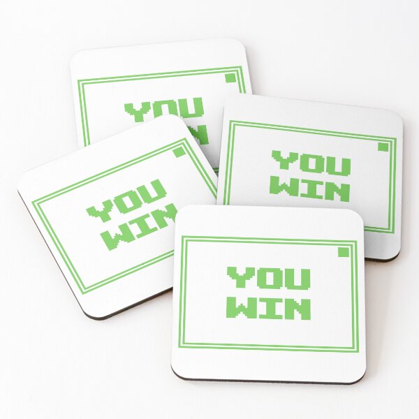 Item preview, "You Win" Retro Commodore 64 Style designed and sold by Arte Cartoon From TagTeam Group.
