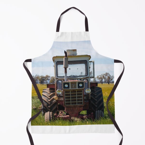 Item preview, Old tractor photographed in a high crop. designed and sold by ShotsInSpots.