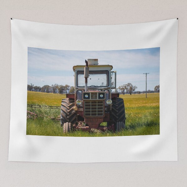 Item preview, Old tractor photographed in a high crop.  designed and sold by ShotsInSpots.
