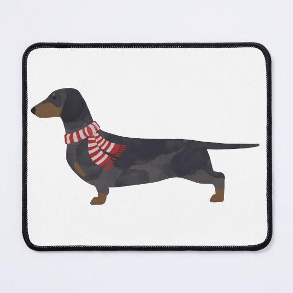 Item preview, Dapple Dachshund Christmas Festive Scarf designed and sold by Spinyflowerart.