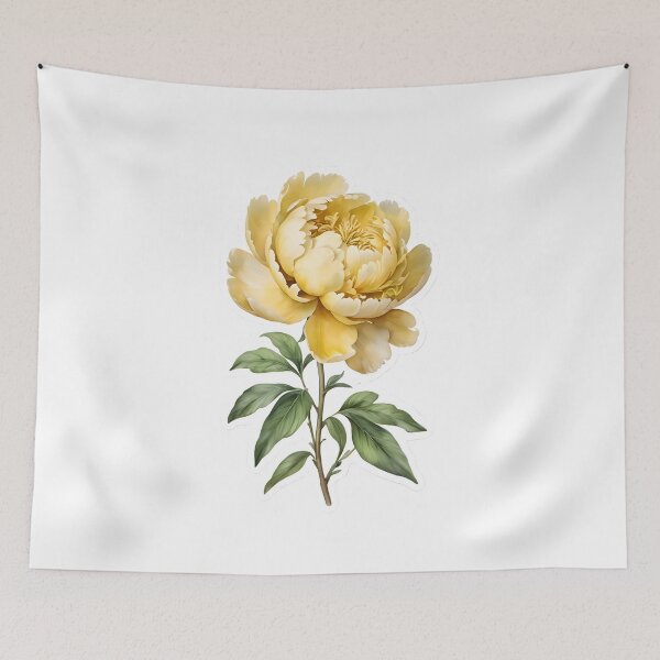 Item preview, Yellow Peony designed and sold by HOMETOWN86.