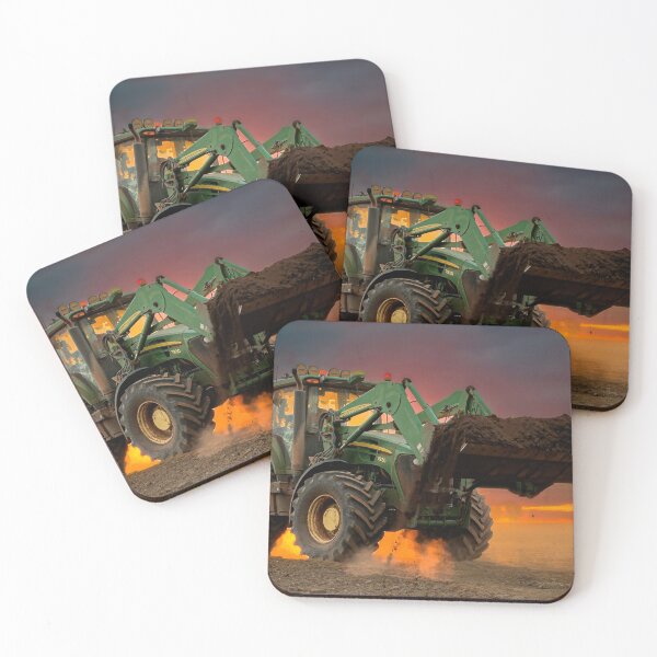 Item preview, Sunset photo of a timeless tractor brand  designed and sold by ShotsInSpots.