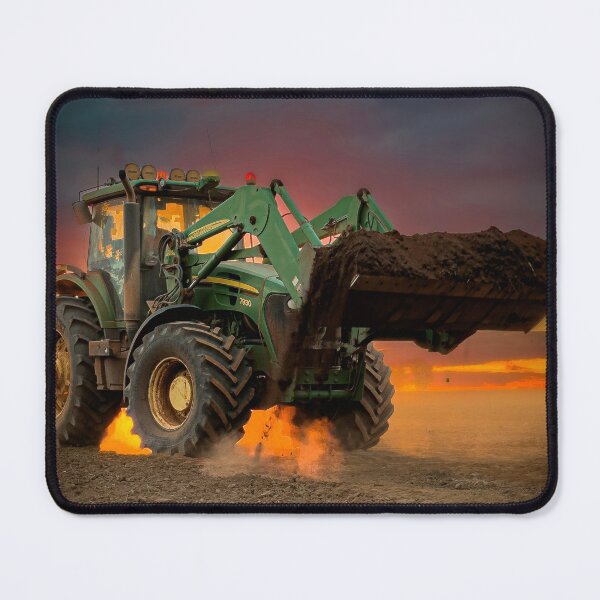Item preview, Sunset photo of a timeless tractor brand  designed and sold by ShotsInSpots.