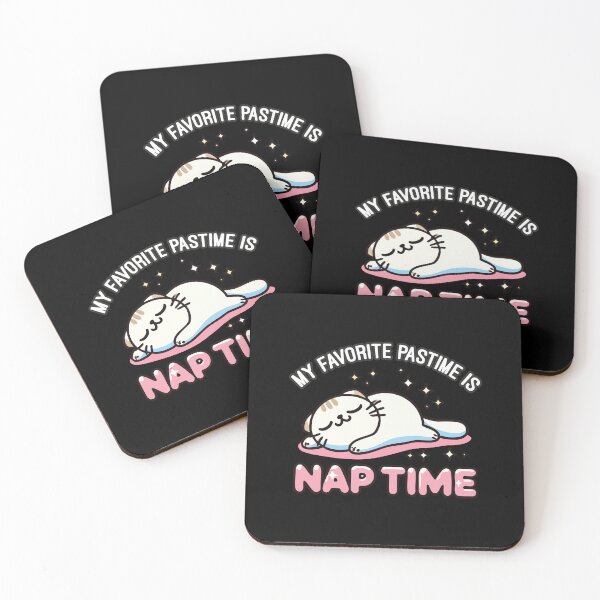 Item preview, My Favorite Pastime Is Nap Time - Lazy Cat Humor designed and sold by chantastical.