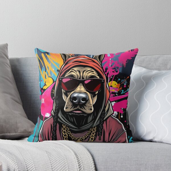 Aperçu de l'œuvre STREET ART SNOOP GRAFF DOG II créée et vendue par lebarbu.