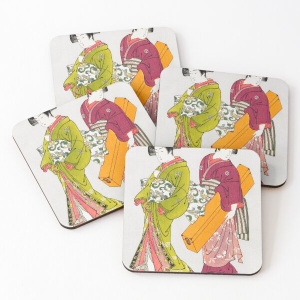 Item preview, Japanese geisha (1739-1820) by Kitao Shigemasa designed and sold by NikoVerse Studio.