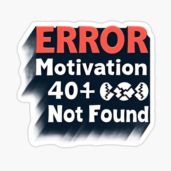 Artikel-Vorschau von Fehler: Motivation 404 nicht gefunden - Custom Developer Swag, designt und verkauft von Datcrazy.
