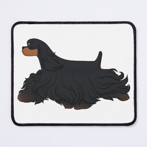 Item preview, American Cocker Spaniel show dog tri color designed and sold by Spinyflowerart.