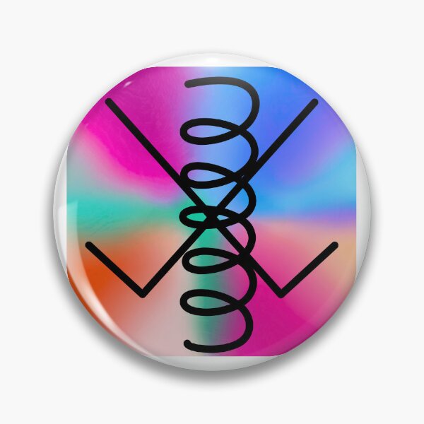 Item preview, Rama Karuna Reiki Symbol on a Vibrantly Multicolored Background designed and sold by Fredster1966.