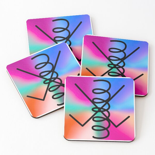 Item preview, Rama Karuna Reiki Symbol on a Vibrantly Multicolored Background designed and sold by Fredster1966.
