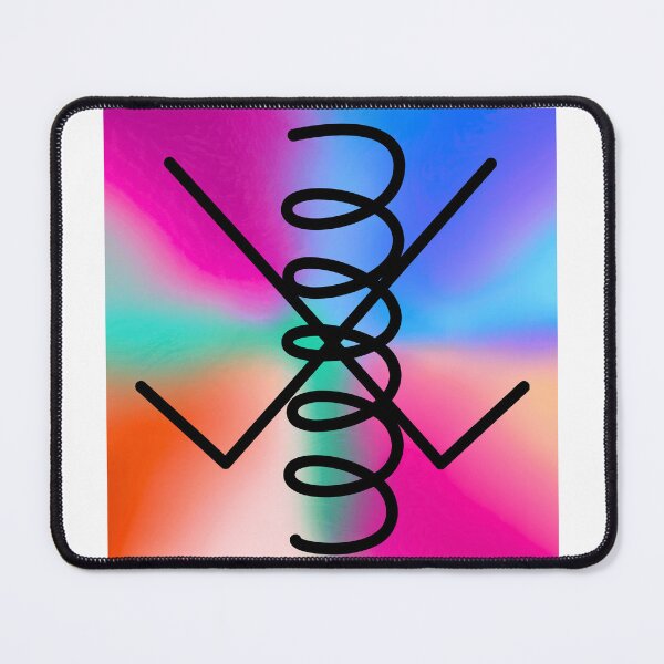 Item preview, Rama Karuna Reiki Symbol on a Vibrantly Multicolored Background designed and sold by Fredster1966.