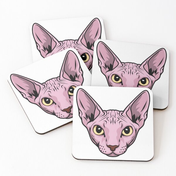 Item preview, Intriguing Sphynx Cat Head Design designed and sold by Tropical art.