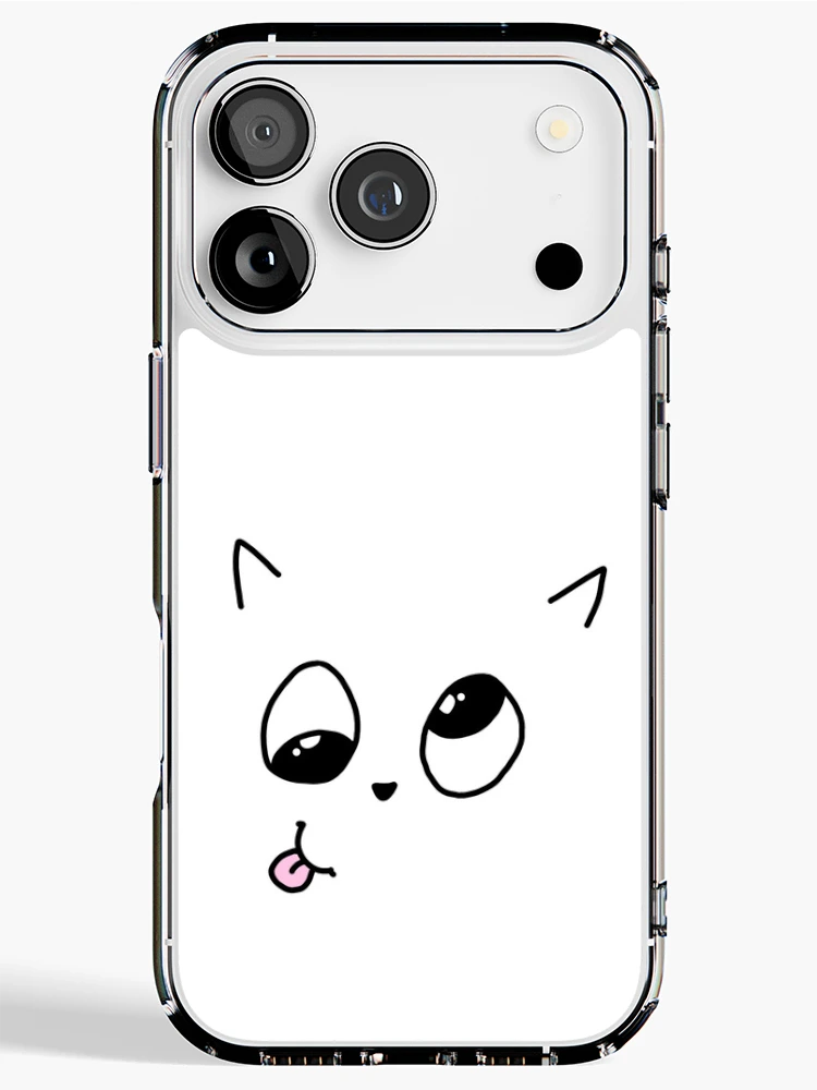 Thumbnail 1 of 5, iPhone Case, Silly Cat designed and sold by Roubyn.