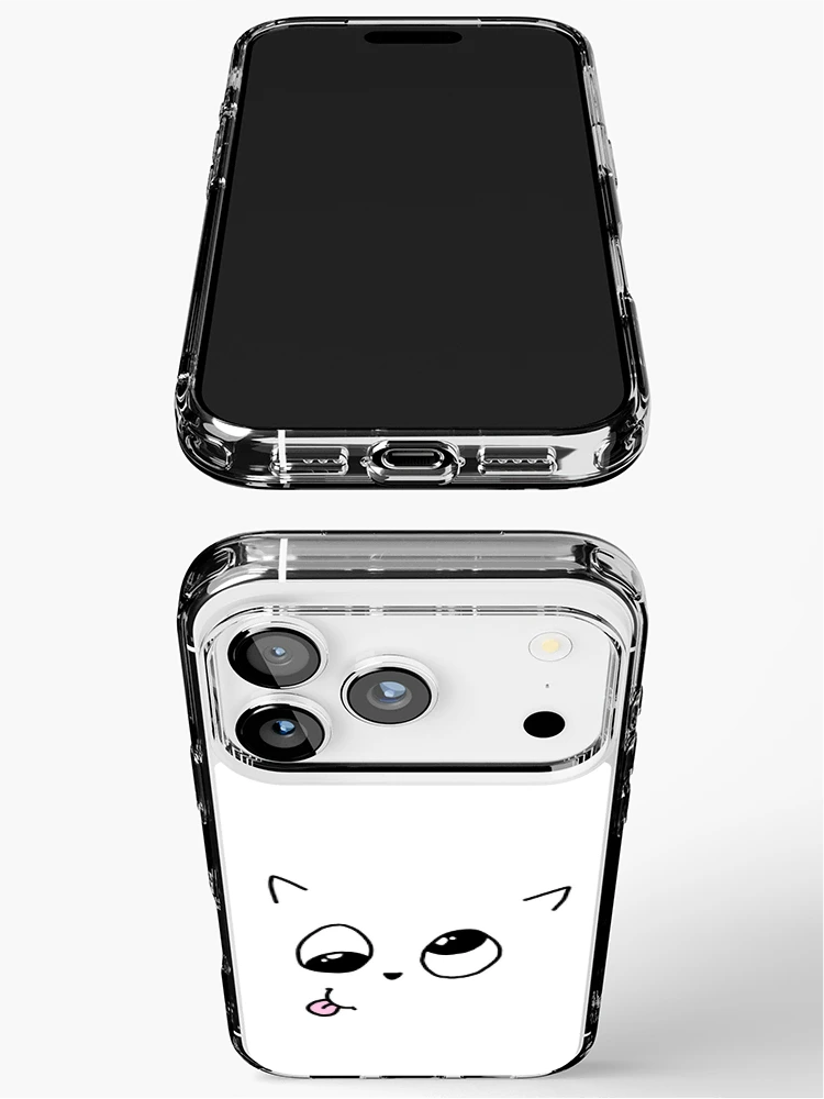 Thumbnail 3 of 5, iPhone Case, Silly Cat designed and sold by Roubyn.