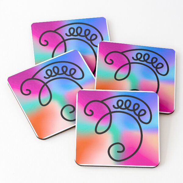Item preview, Karuna Reiki Iava Symbol on Vibrantly Colored Healing Background designed and sold by Fredster1966.