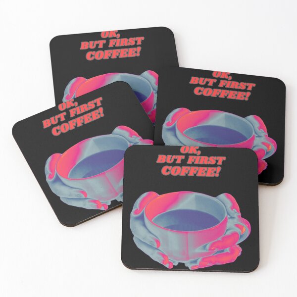 Item preview, Ok, but First Coffee! designed and sold by collecTee.