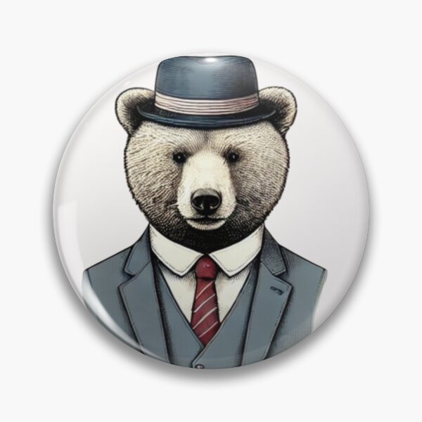Item preview, WildGent Hipster Bear designed and sold by WildGent.