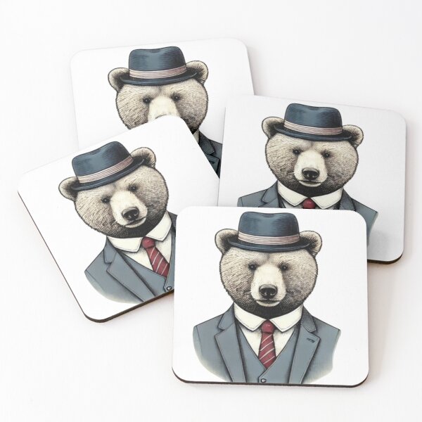 Item preview, WildGent Hipster Bear designed and sold by WildGent.