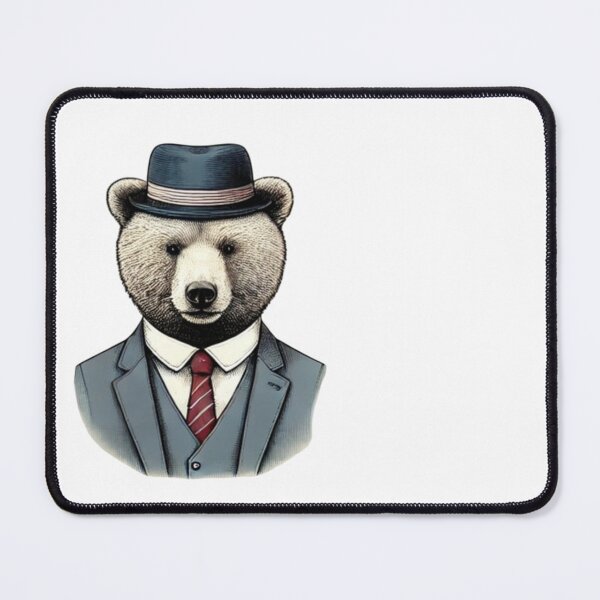 Item preview, WildGent Hipster Bear designed and sold by WildGent.