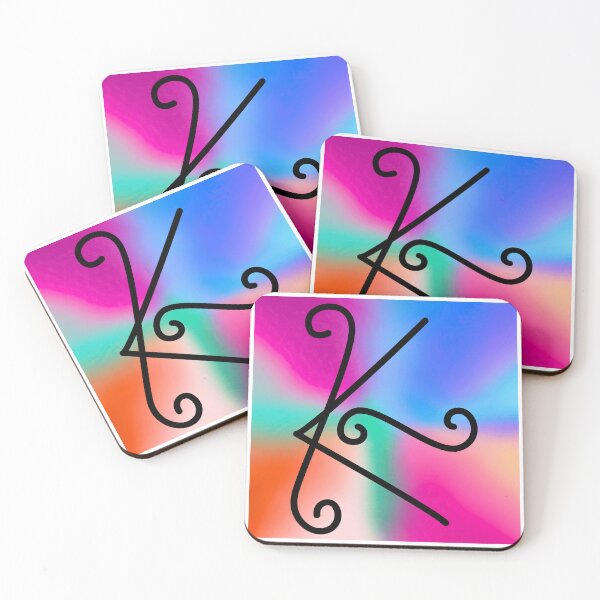 Item preview, Karuna Reiki Shanti Symbol on Vibrantly Colored Background for Healing designed and sold by Fredster1966.