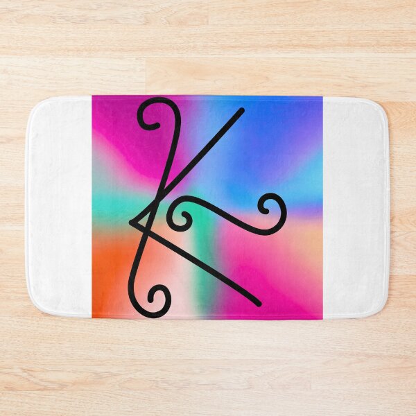 Item preview, Karuna Reiki Shanti Symbol on Vibrantly Colored Background for Healing designed and sold by Fredster1966.
