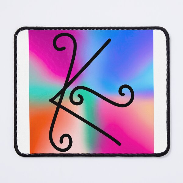 Item preview, Karuna Reiki Shanti Symbol on Vibrantly Colored Background for Healing designed and sold by Fredster1966.