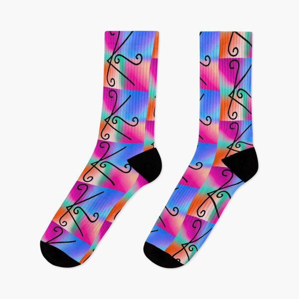 Item preview, Karuna Reiki Shanti Symbol on Vibrantly Colored Background for Healing designed and sold by Fredster1966.