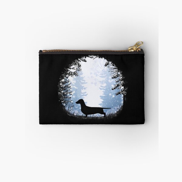 Item preview, “First Snow” Dachshund  designed and sold by Spinyflowerart.