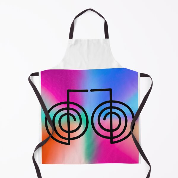 Item preview, Karuna Reiki Kriya Symbol on a Vibrantly Multicolored Background for Healing designed and sold by Fredster1966.