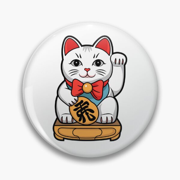 Item preview, Charming Chinese Lucky Cat Design designed and sold by Tropical art.