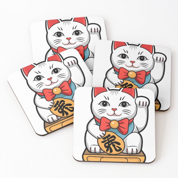 Item preview, Charming Chinese Lucky Cat Design designed and sold by Tropical art.