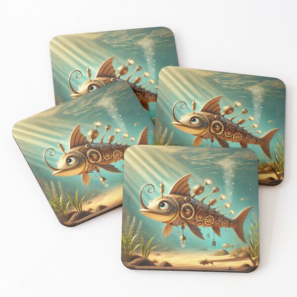 Item preview, Steampunk Lake Sturgeon designed and sold by Sillytoe.
