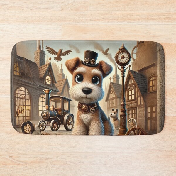 Item preview, Steampunk Lakeland Terrier designed and sold by Sillytoe.