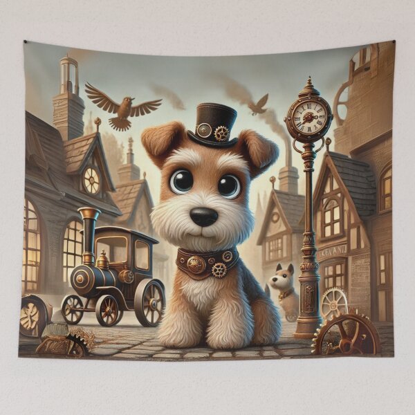 Item preview, Steampunk Lakeland Terrier designed and sold by Sillytoe.