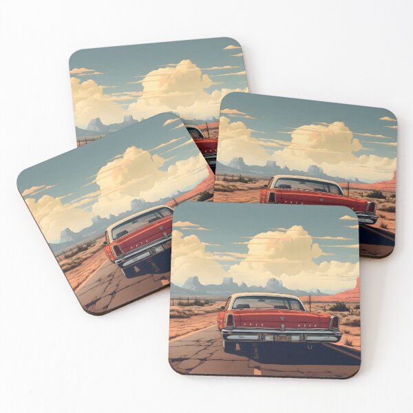 Item preview, Retro Road Trip Through the Desert designed and sold by GreenInkXpress.
