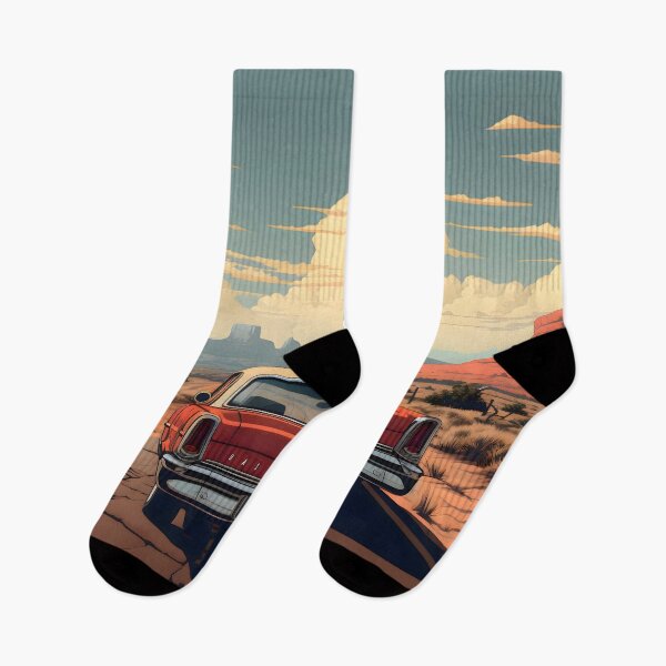 Item preview, Retro Road Trip Through the Desert designed and sold by GreenInkXpress.
