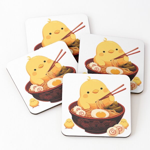 Item preview, Fat Chicken eating ramen designed and sold by xiao xuans.