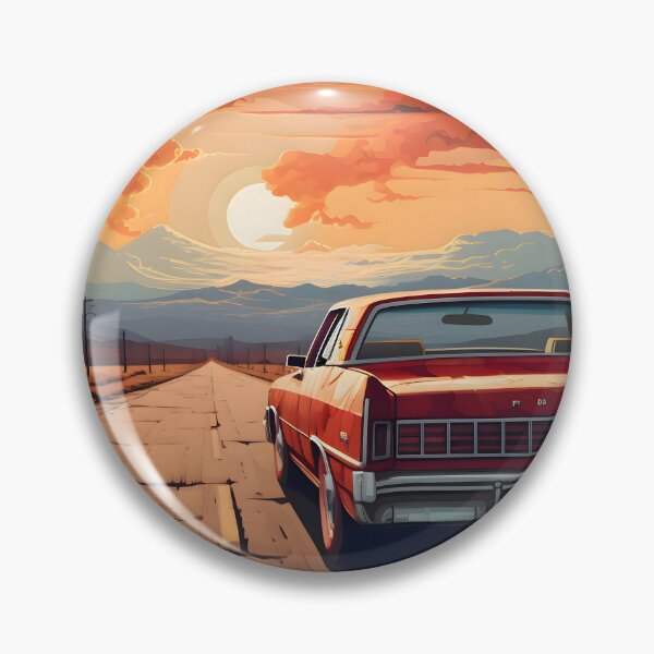 Item preview, Endless Highway Under Fiery Skies designed and sold by GreenInkXpress.