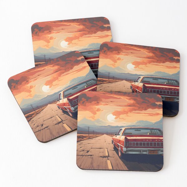 Item preview, Endless Highway Under Fiery Skies designed and sold by GreenInkXpress.