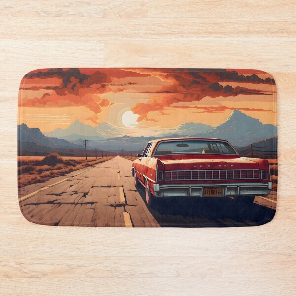 Item preview, Endless Highway Under Fiery Skies designed and sold by GreenInkXpress.