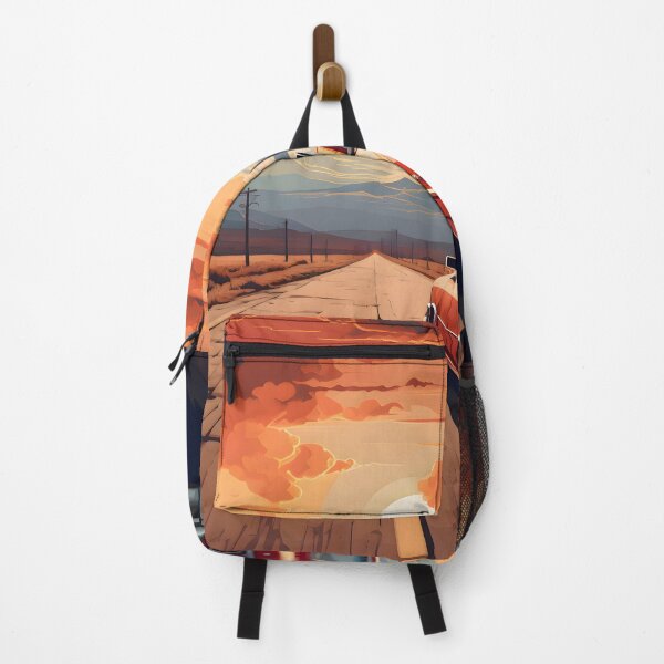 Item preview, Endless Highway Under Fiery Skies designed and sold by GreenInkXpress.