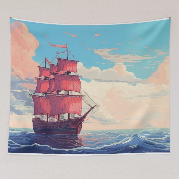 Item preview, Voyage of the Crimson Sails designed and sold by GreenInkXpress.