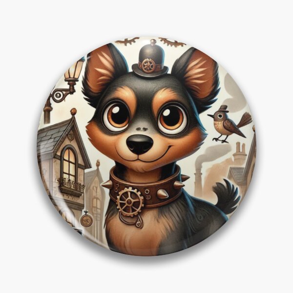 Item preview, Steampunk Lancashire Heeler designed and sold by Sillytoe.