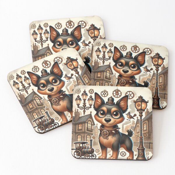 Item preview, Steampunk Lancashire Heeler designed and sold by Sillytoe.