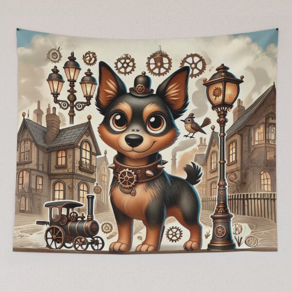 Item preview, Steampunk Lancashire Heeler designed and sold by Sillytoe.