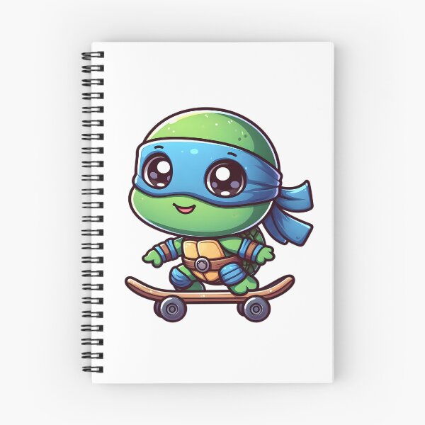 Item preview, Lindo bebé Leonardo de las Tortugas Ninja en patineta designed and sold by Delamoon.