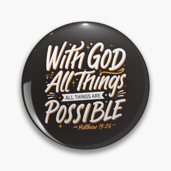 Item preview, With God All Things Are Possible - Faith T-Shirt designed and sold by FaithCreatives.