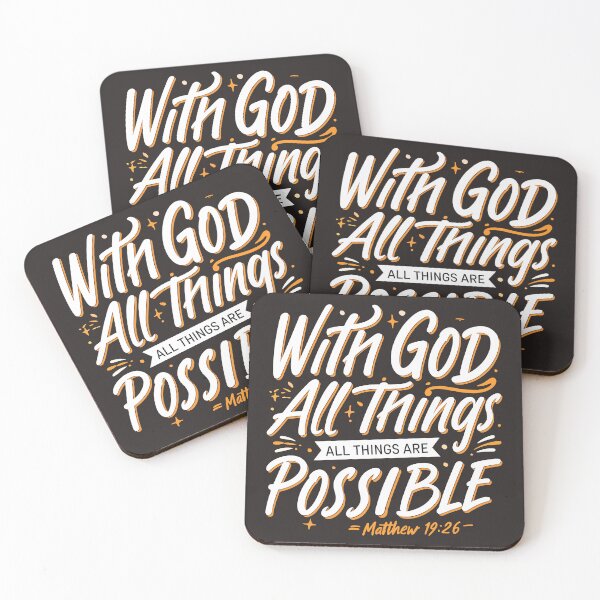 Item preview, With God All Things Are Possible - Faith T-Shirt designed and sold by FaithCreatives.