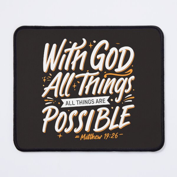 Item preview, With God All Things Are Possible - Faith T-Shirt designed and sold by FaithCreatives.